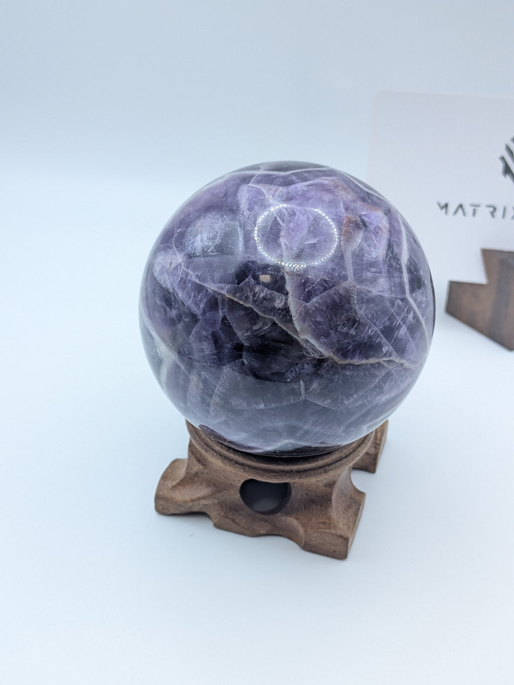 Purple Amethyst Sphere with Natural pattern