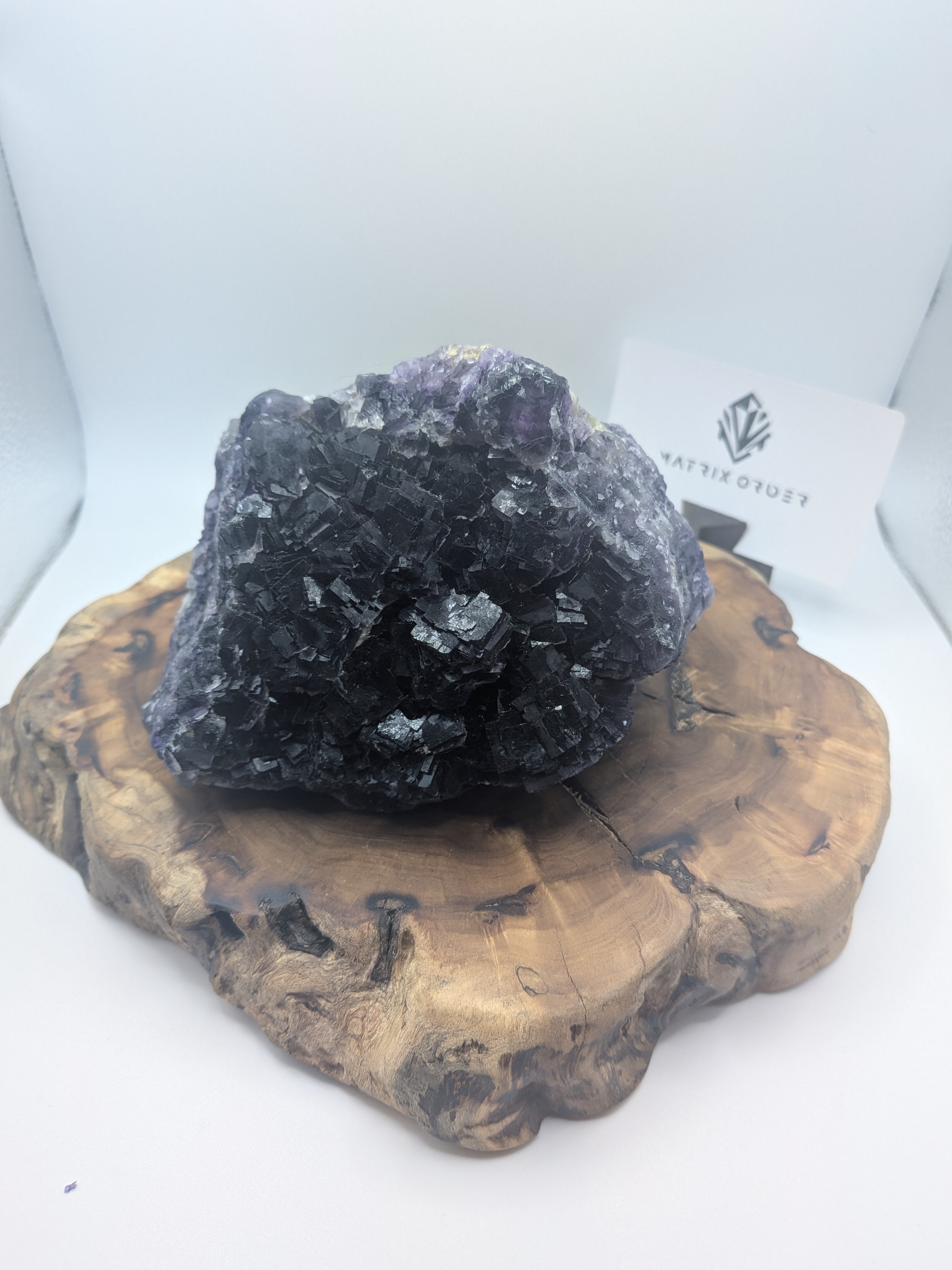 Phantom Fluorite with Stepped Cubic Crystals – Inner Mongolia, China | 1.2 kg