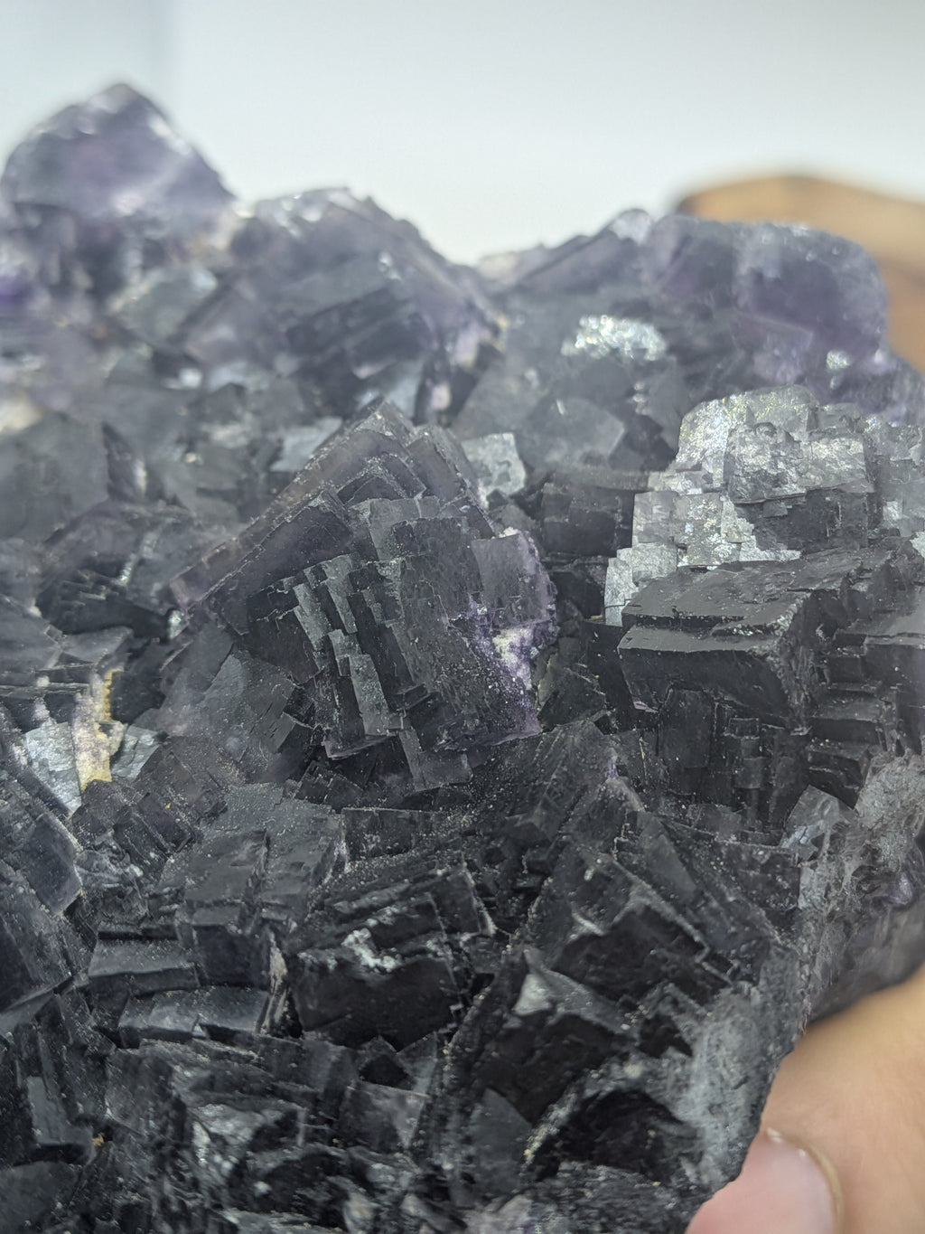 Phantom Fluorite with Stepped Cubic Crystals – Inner Mongolia, China | 1.2 kg