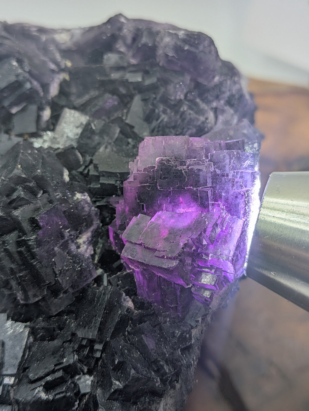 Phantom Fluorite with Stepped Cubic Crystals – Inner Mongolia, China | 1.2 kg