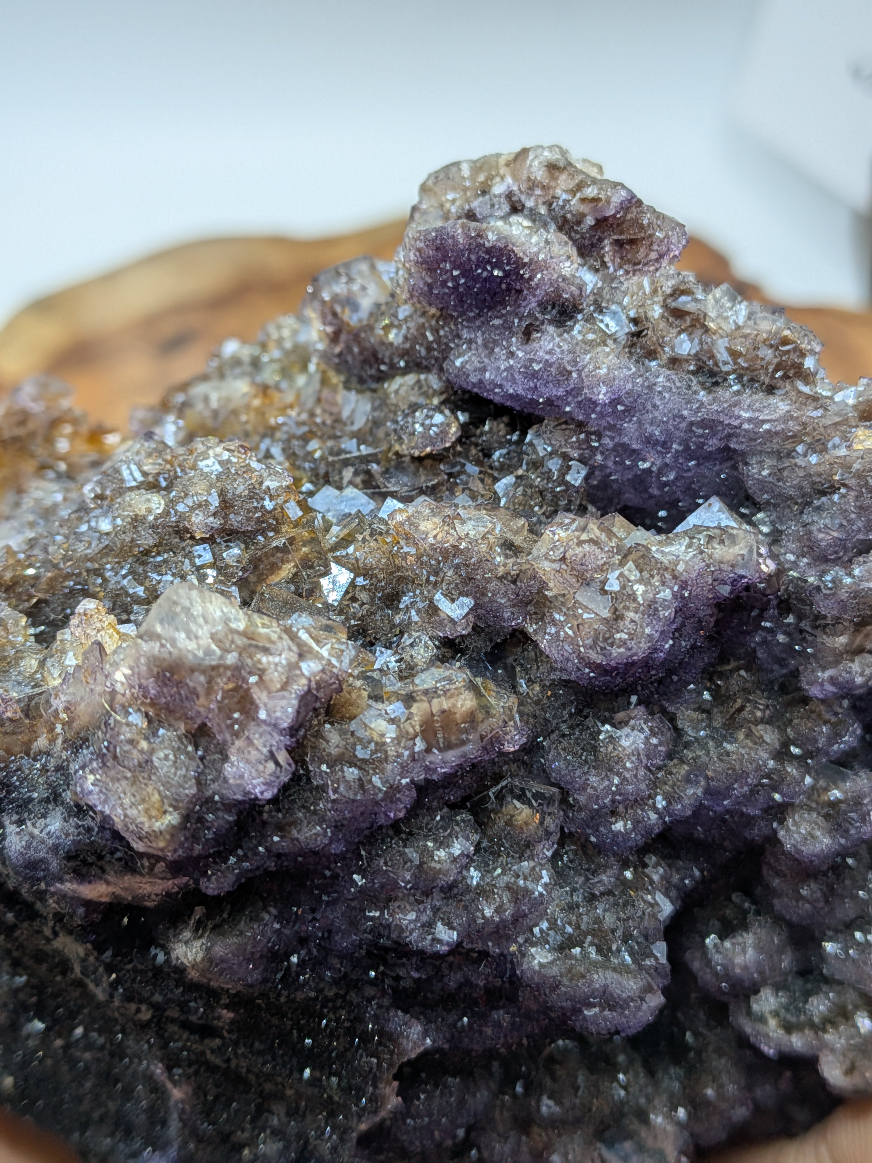 Inner Mongolia Fluorite – Double-Sided Cubic & Secondary Growth | 870g