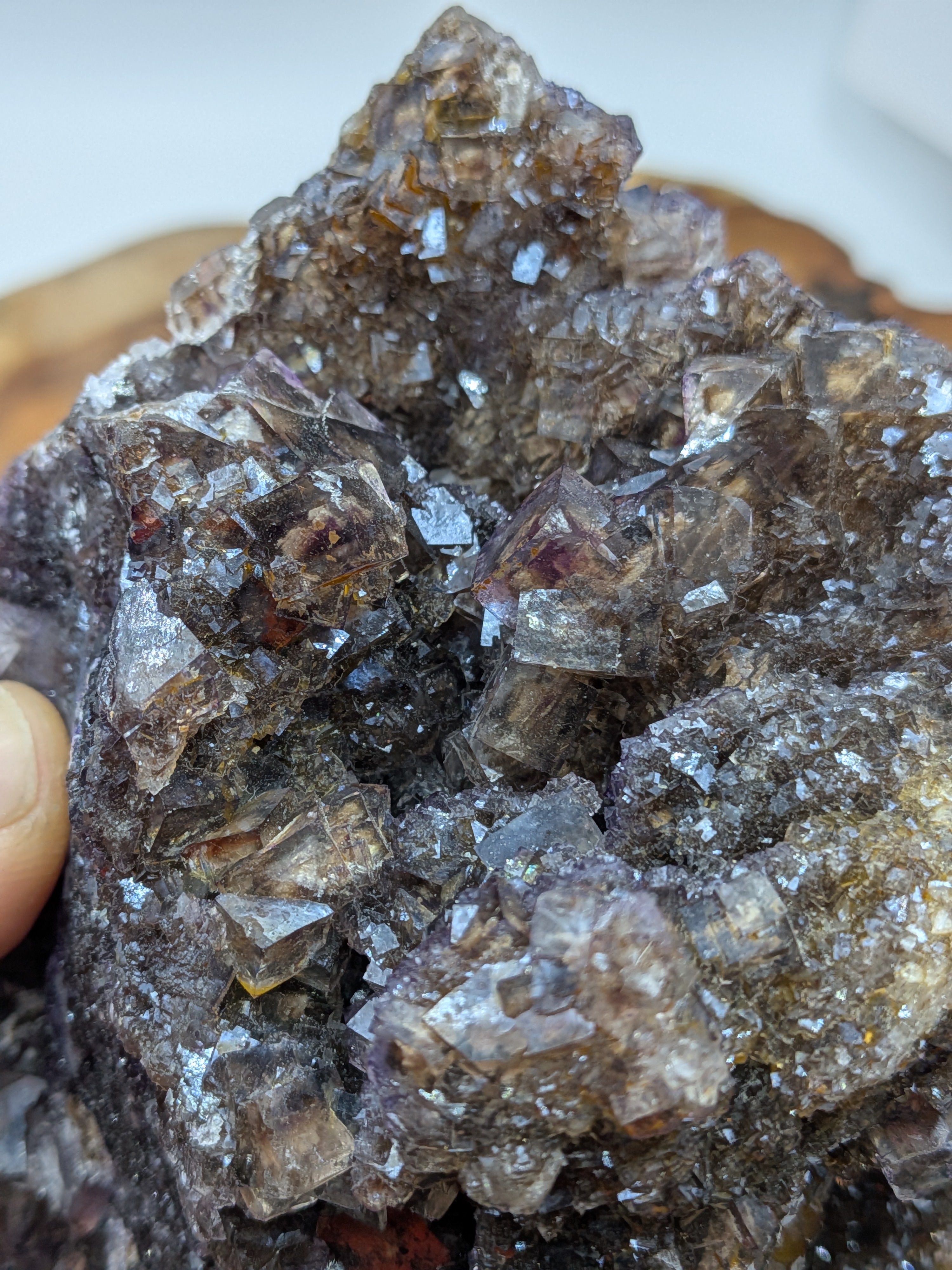 Inner Mongolia Fluorite – Double-Sided Cubic & Secondary Growth | 870g