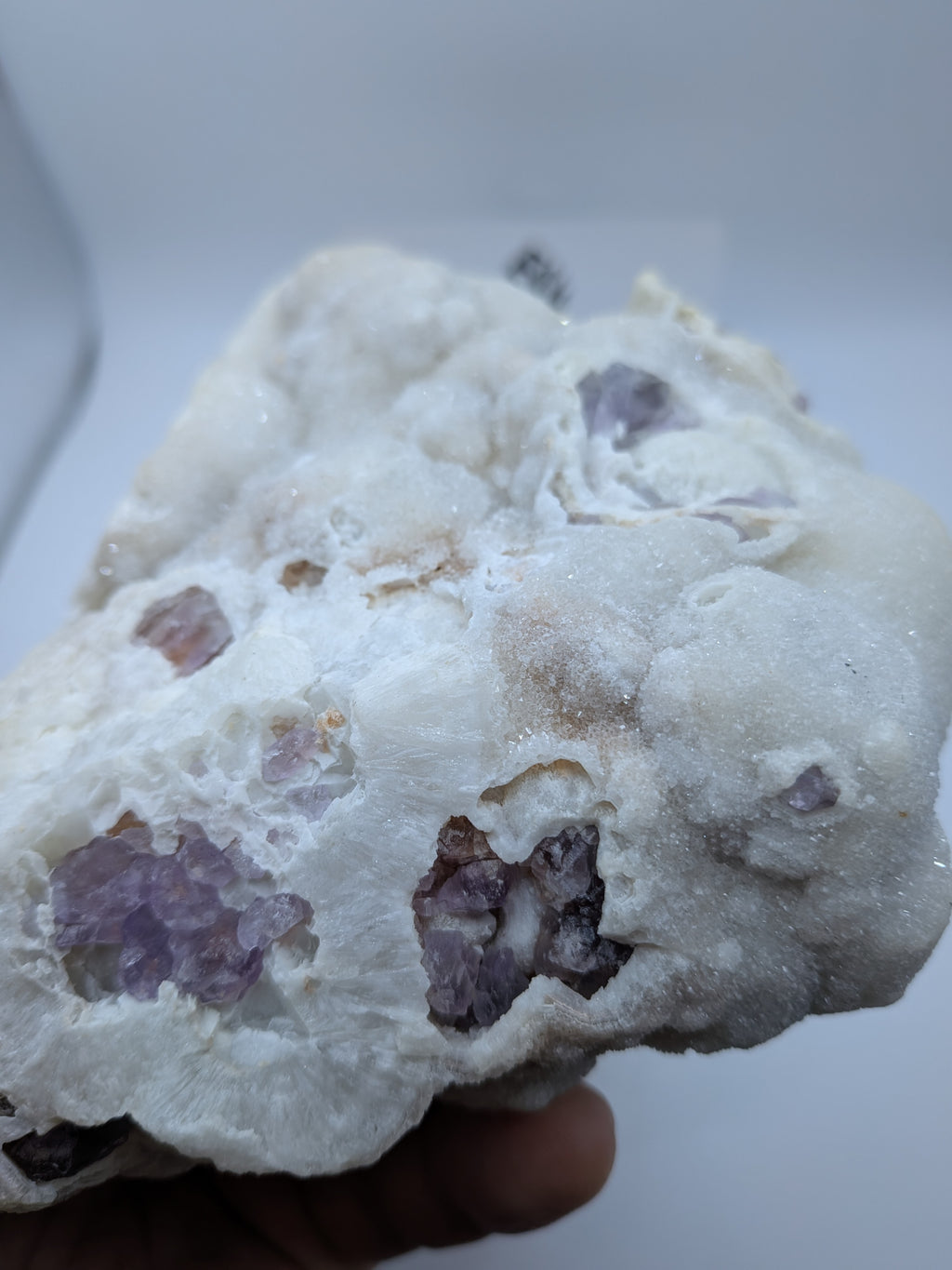 De’an Purple Fluorite with Druzy Quartz – 1.2 kg