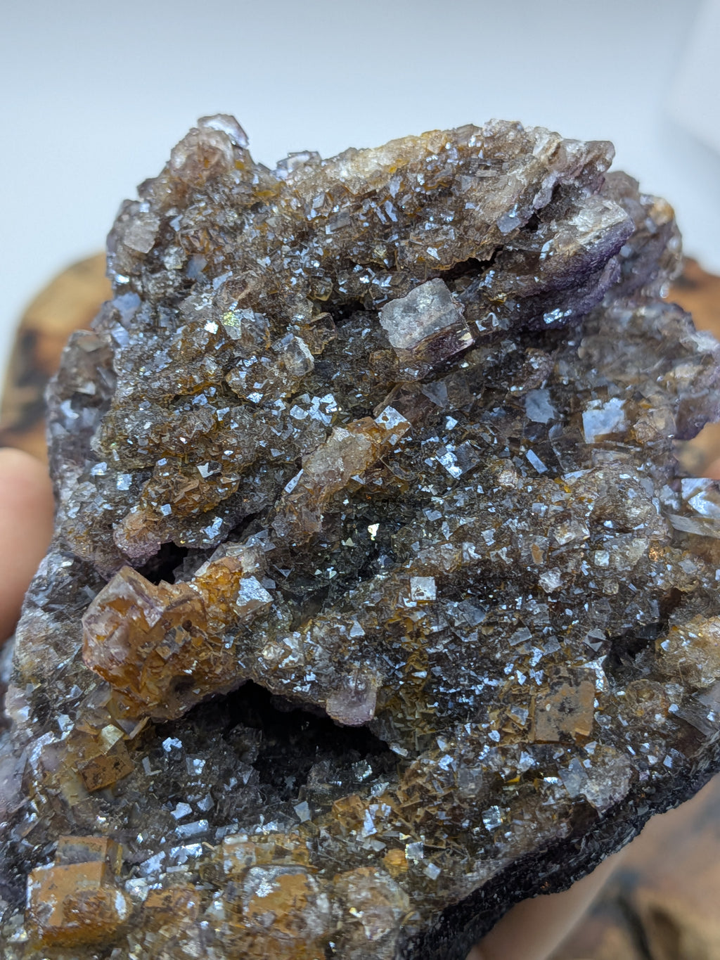 Inner Mongolia Fluorite – Double-Sided Cubic & Secondary Growth | 870g