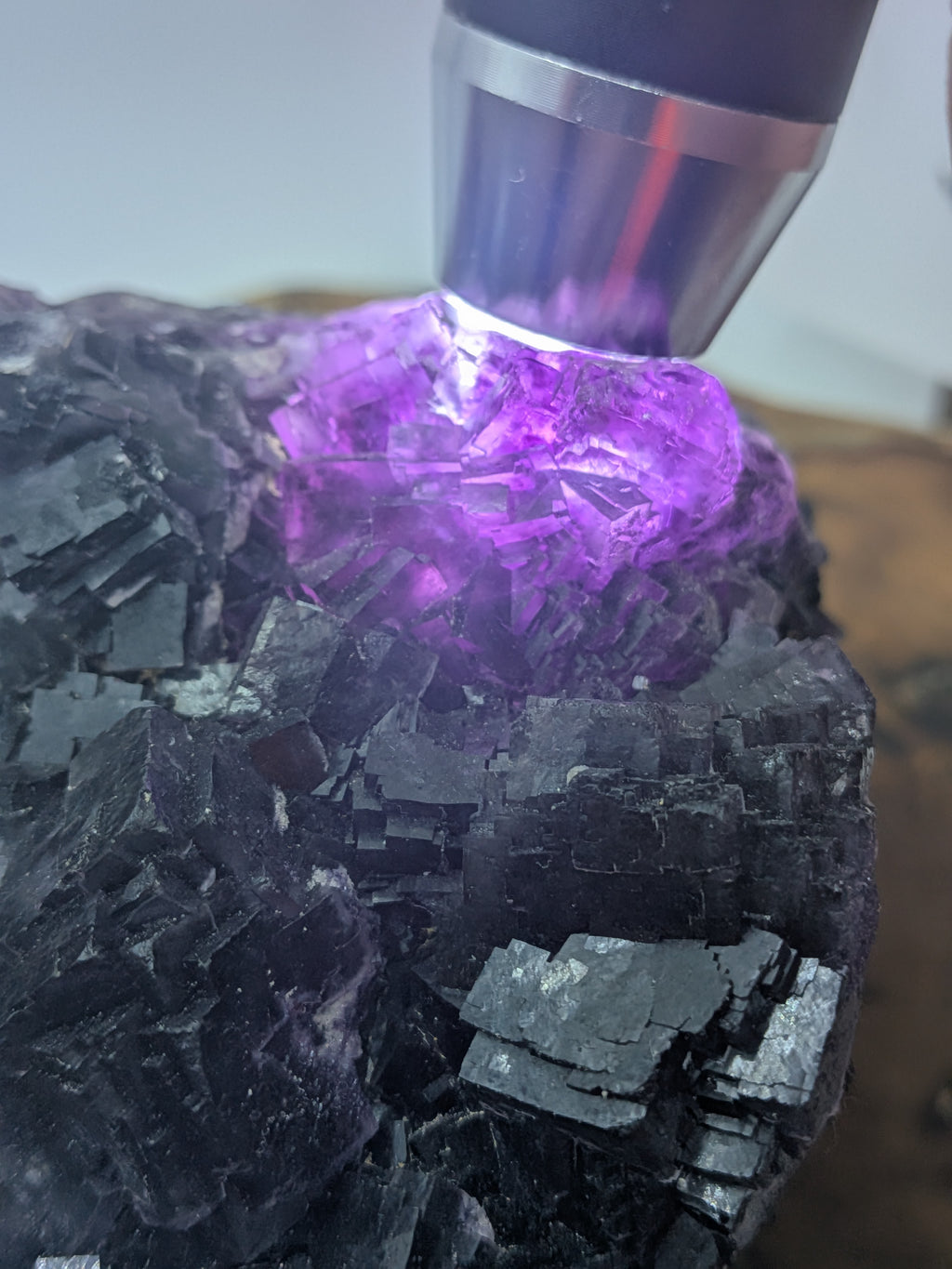 Phantom Fluorite with Stepped Cubic Crystals – Inner Mongolia, China | 1.2 kg