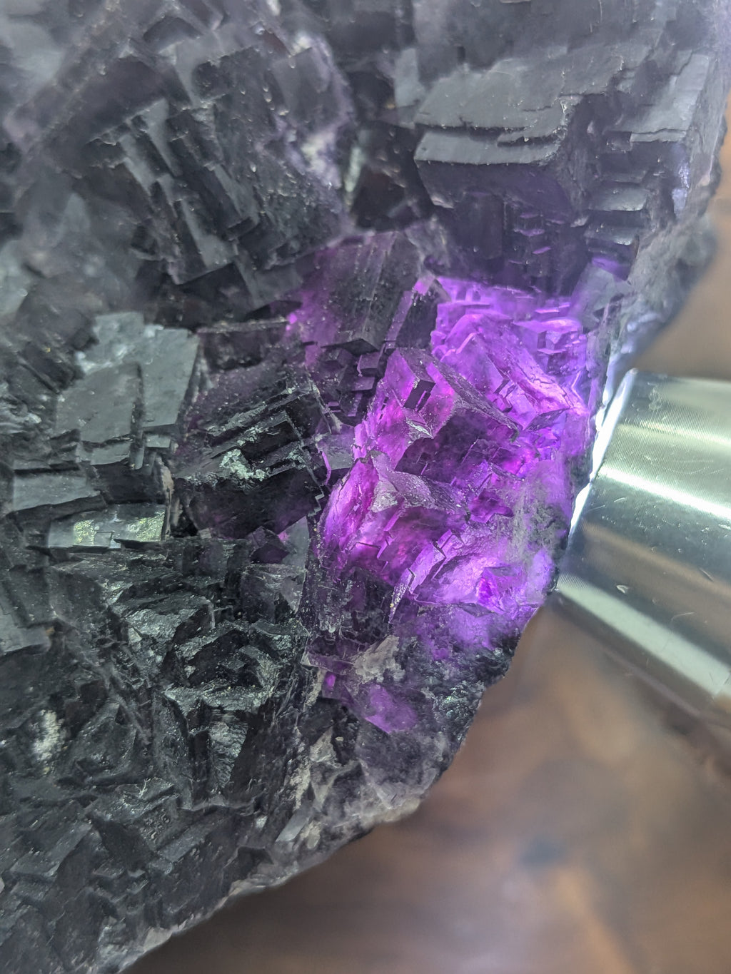 Phantom Fluorite with Stepped Cubic Crystals – Inner Mongolia, China | 1.2 kg