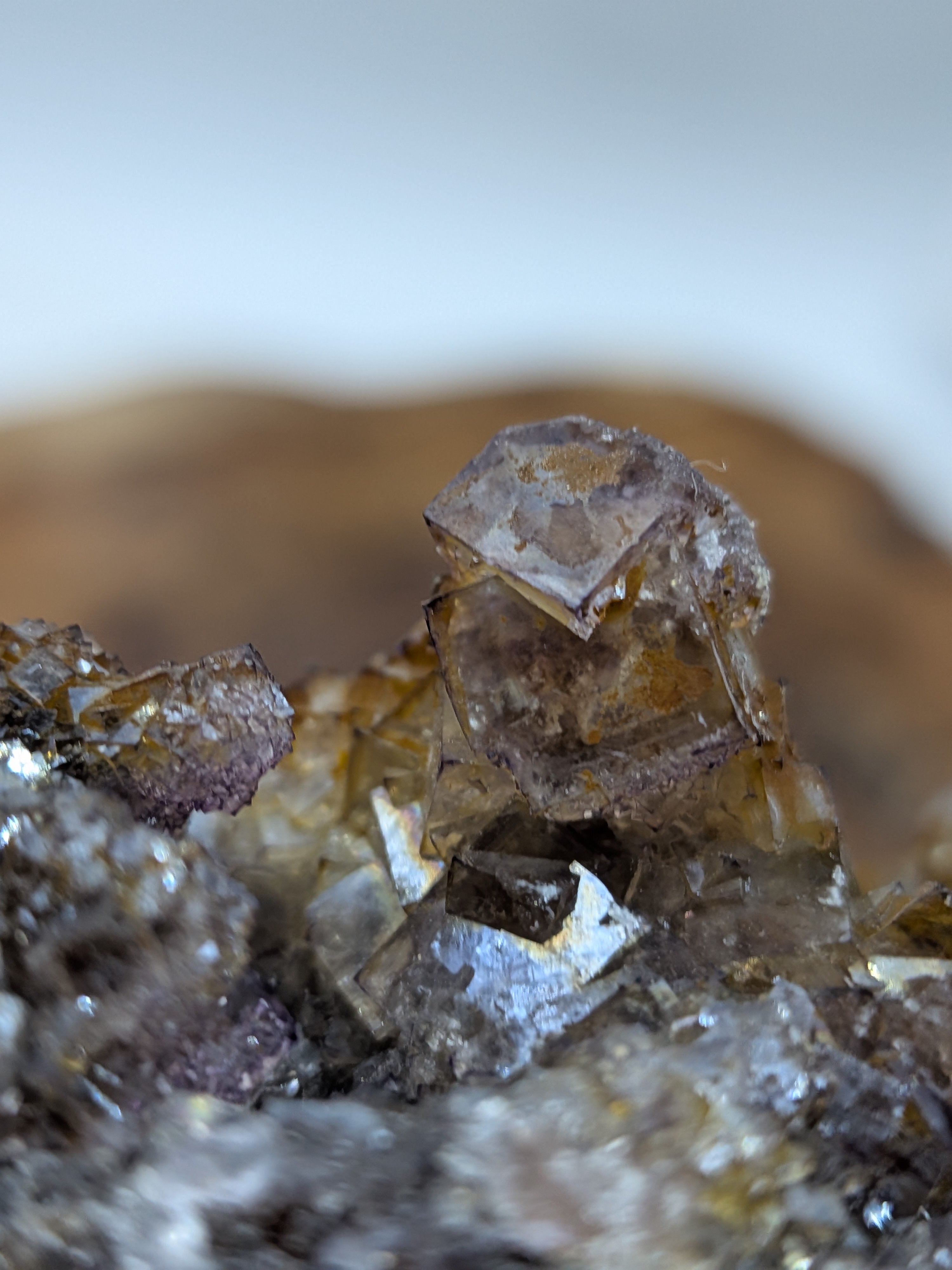 Inner Mongolia Fluorite – Double-Sided Cubic & Secondary Growth | 870g