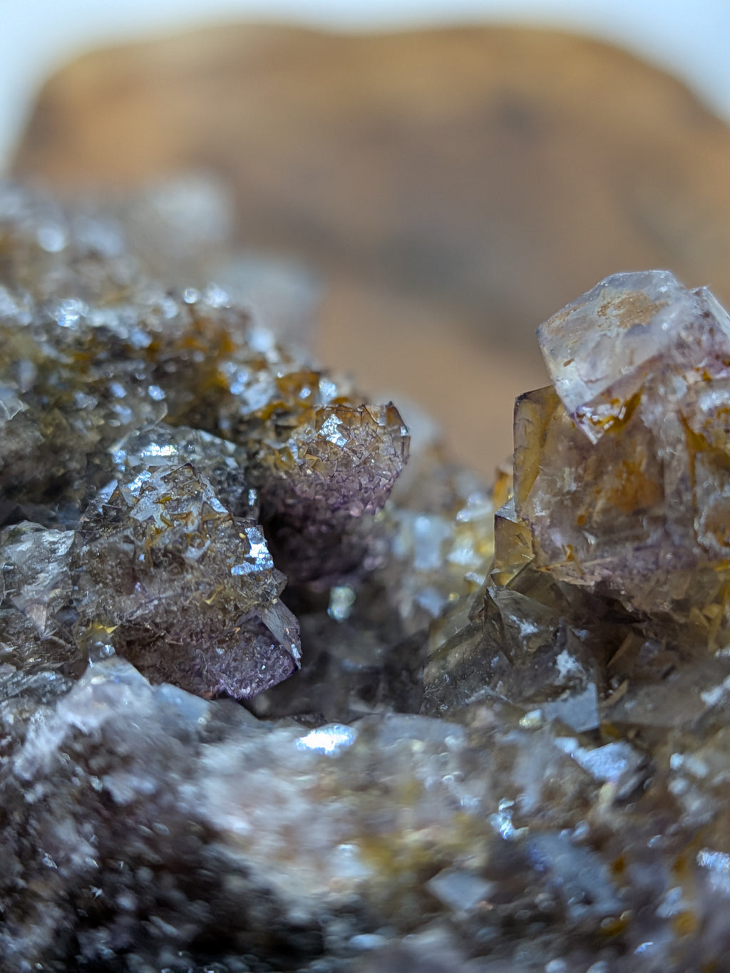 Inner Mongolia Fluorite – Double-Sided Cubic & Secondary Growth | 870g