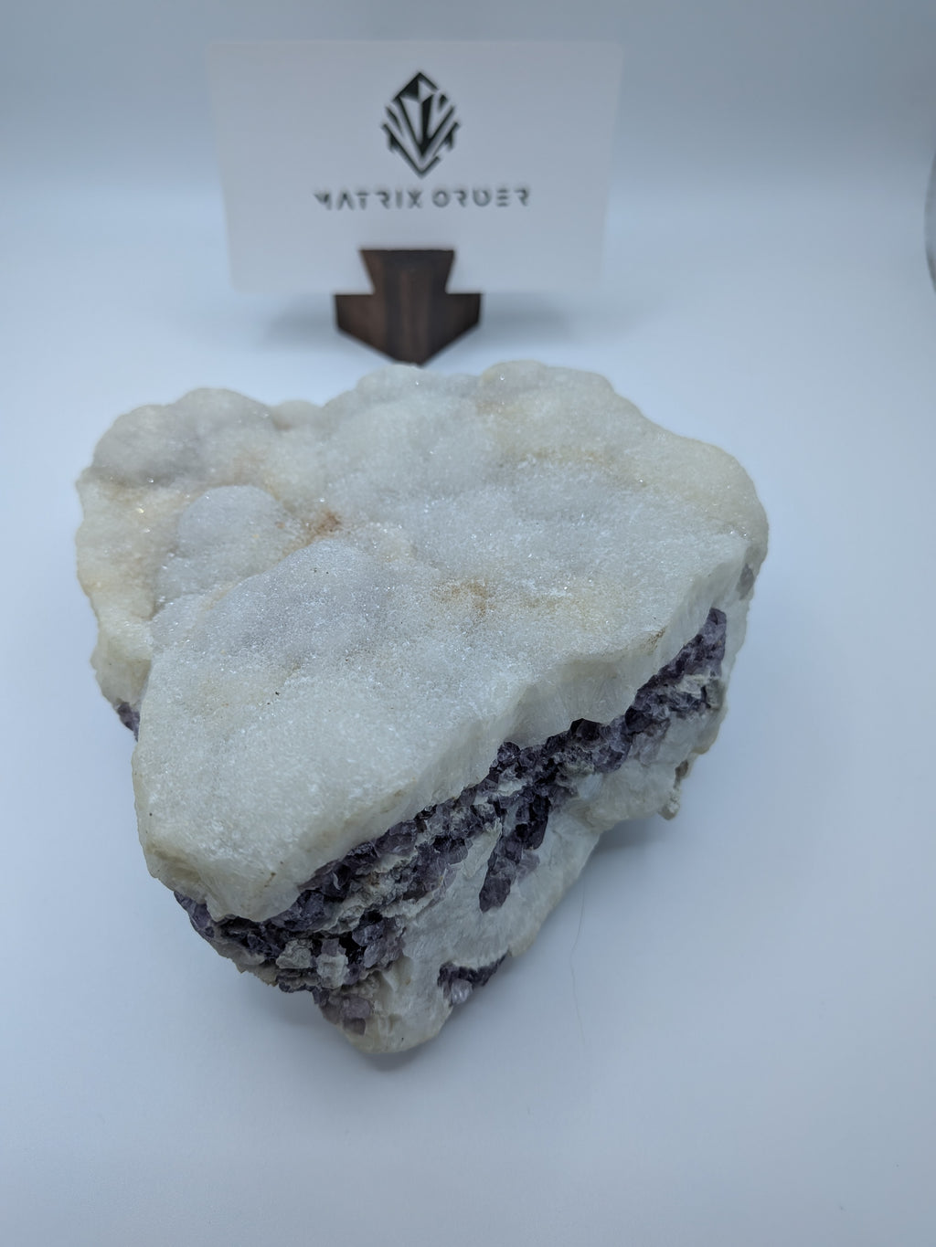 De’an Purple Fluorite with Druzy Quartz – 1.2 kg